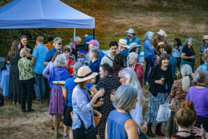 Crowd outdoors