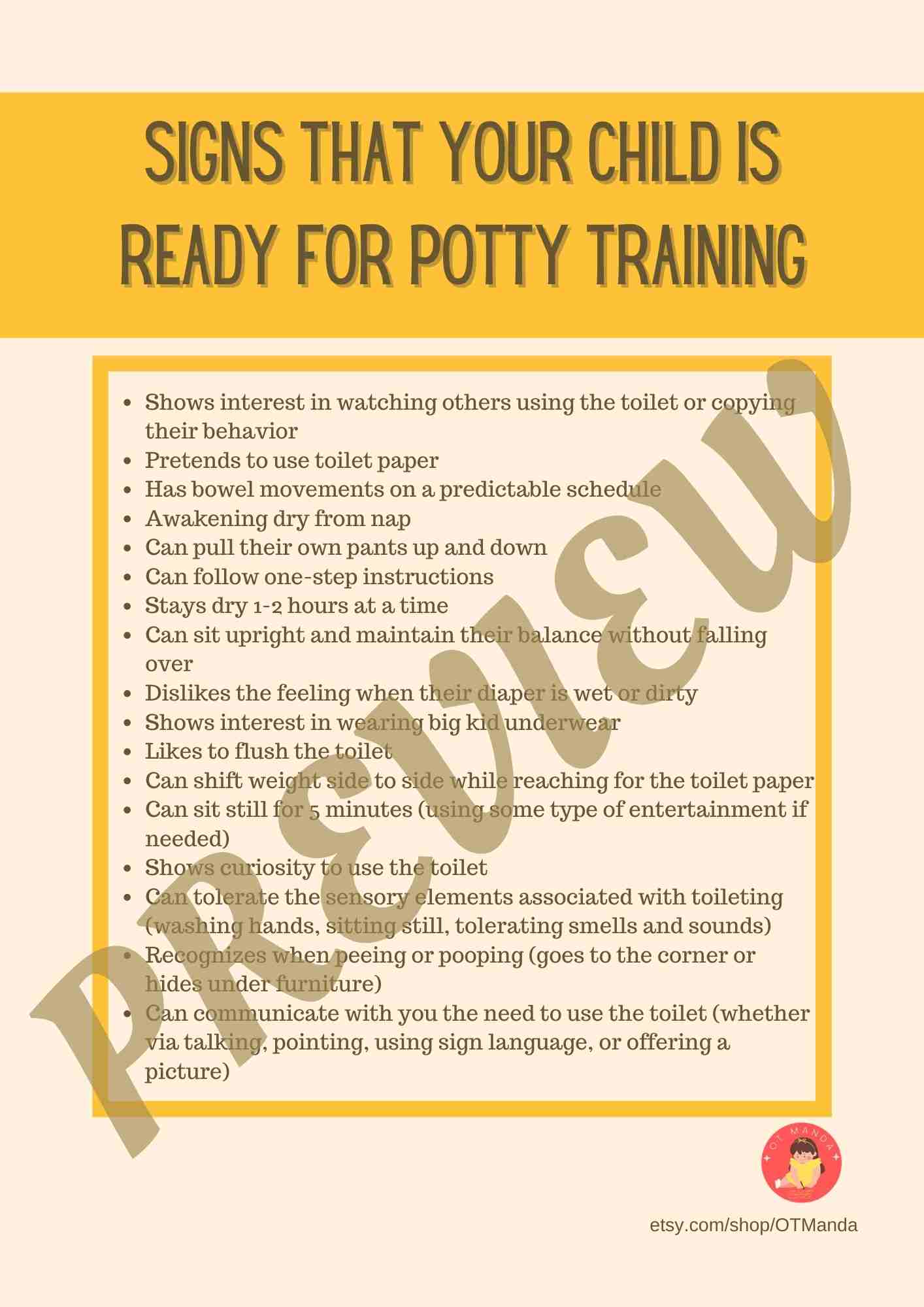 Potty Training Bundle Potty Tracking Chart And Readiness Signs Parent Potty Training Bundle Potty Tracking Chart And Readiness Signs Parent