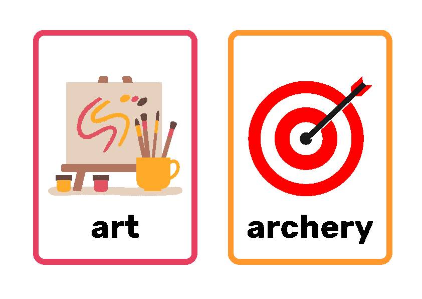 AR Vocalic R Articulation Picture Cards Initial Medial Final Word