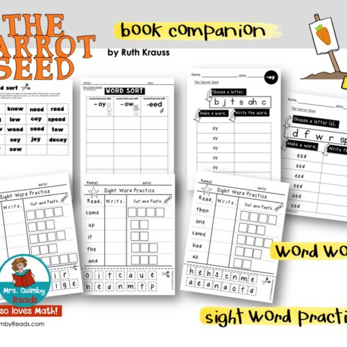 The Carrot Seed Book Companion Children's Literature Read & Write