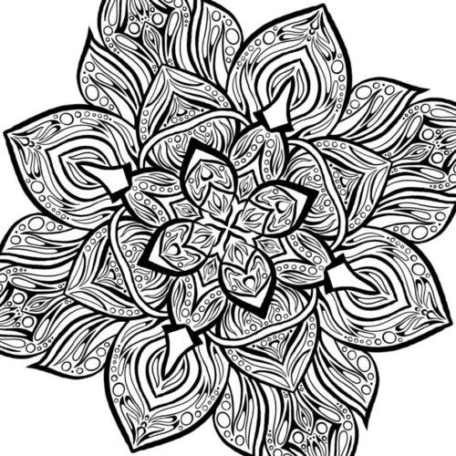 Calming coloring pages 3 - Classful