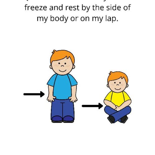 Quiet Hands and Quiet Feet featuring a boy character Classful