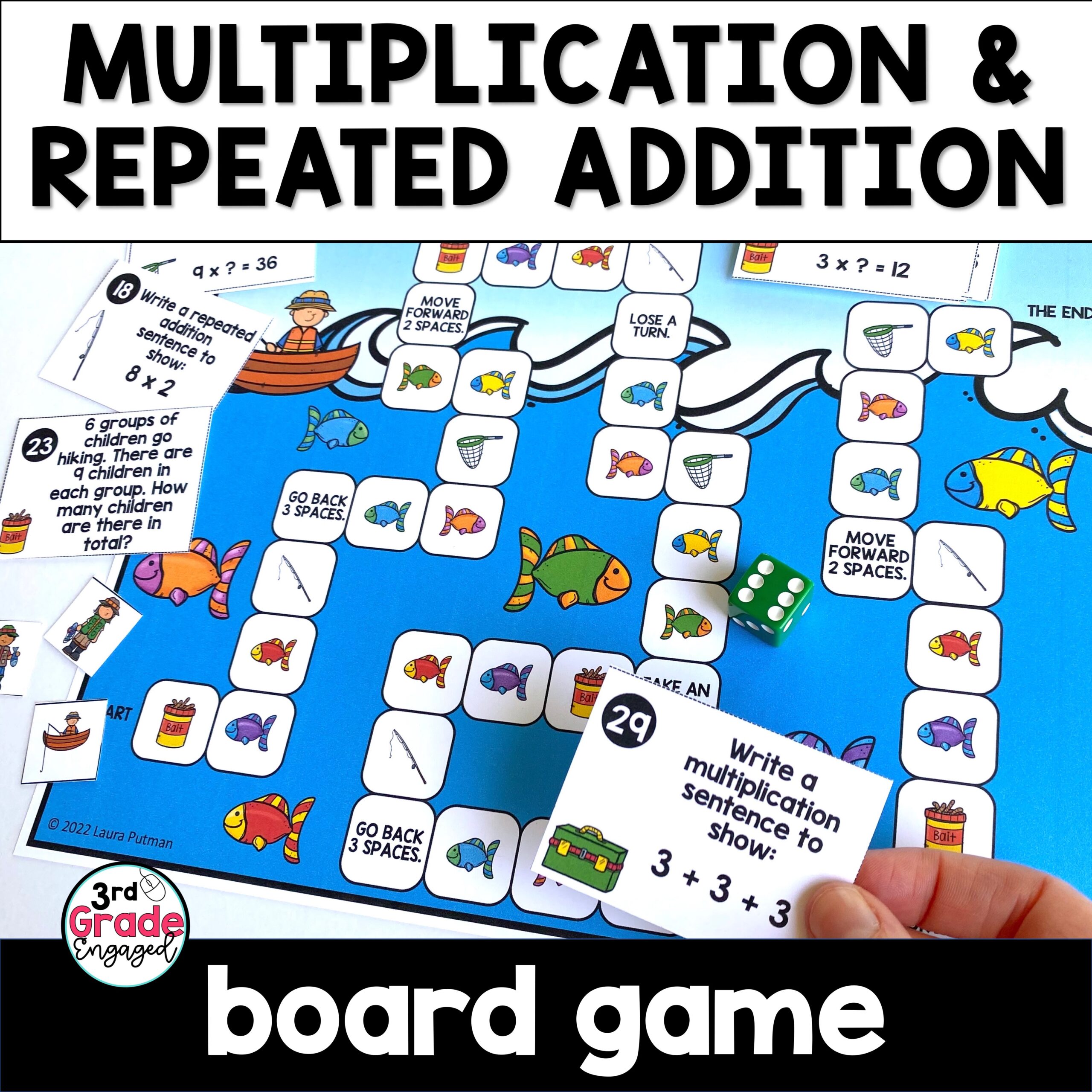 Multiplication And Repeated Addition Math Game Classful