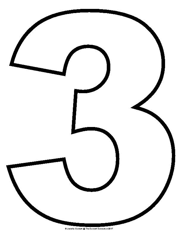 Number Outlines 020 Classful