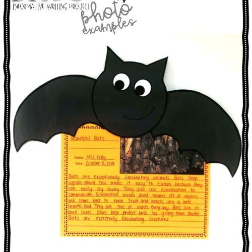 All About Bats Informative Writing Activity - Classful