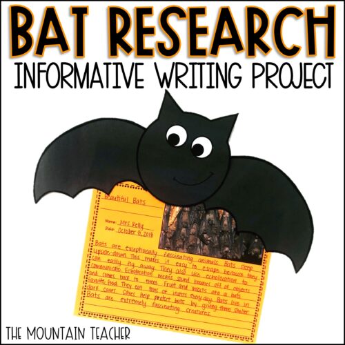 All About Bats Informative Writing Activity - Classful
