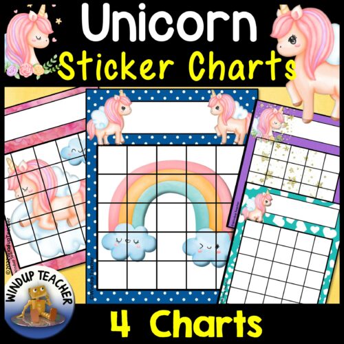 unicorn sticker charts classful