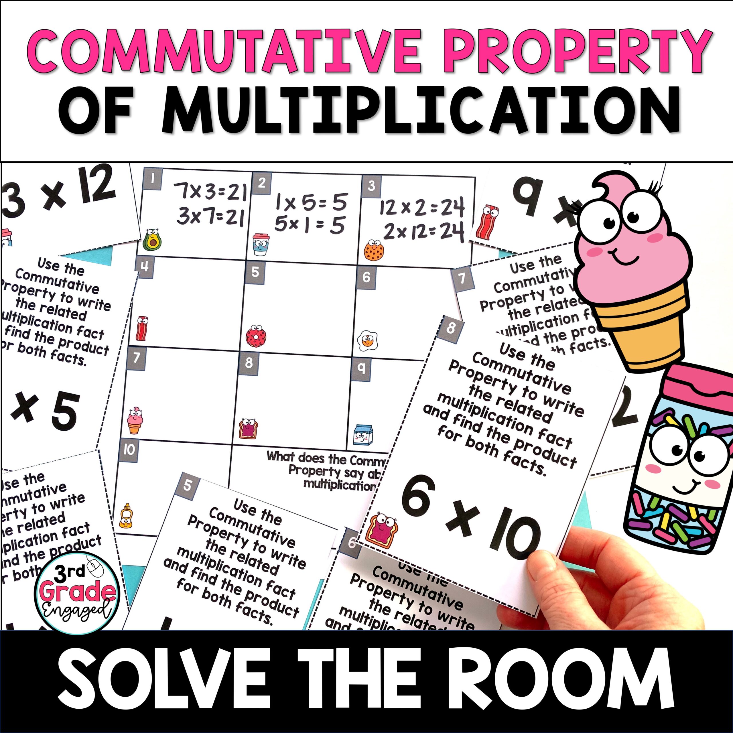 Commutative Property of Multiplication Solve the Room Active ...