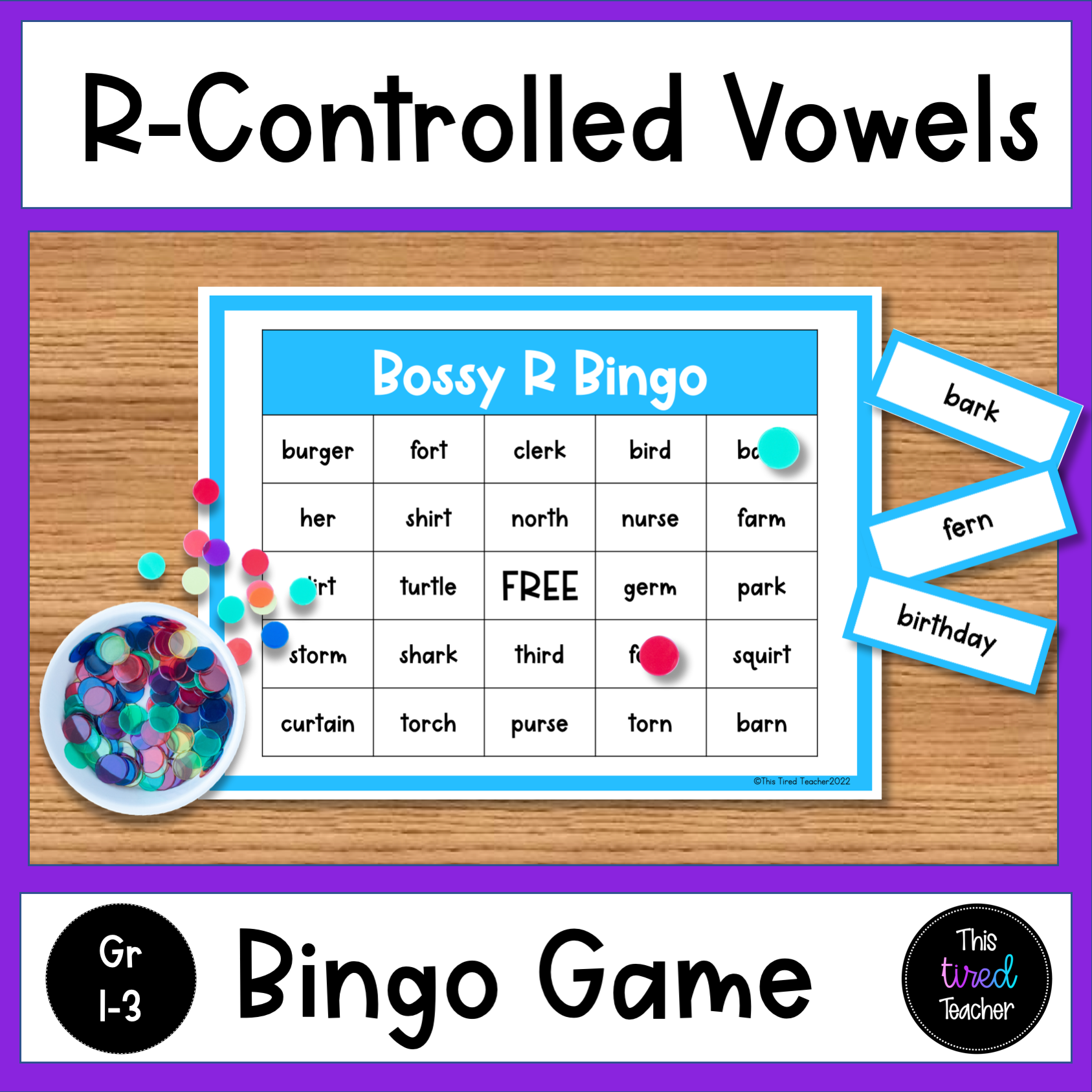 R Controlled Vowels Bingo Game Bossy R Classful r-controlled-vowels-bingo-game-bossy-r-classful