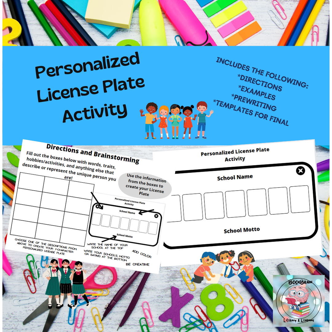 Personalized License Plate Activity Classful