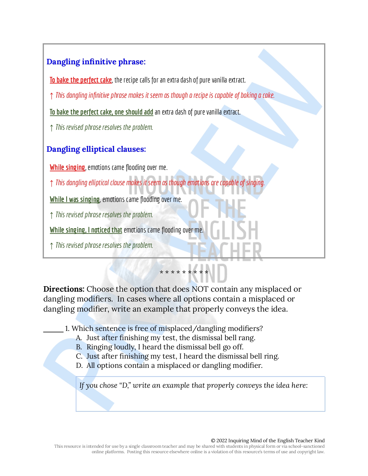 grammar-practice-worksheet-on-misplaced-and-dangling-modifiers-classful