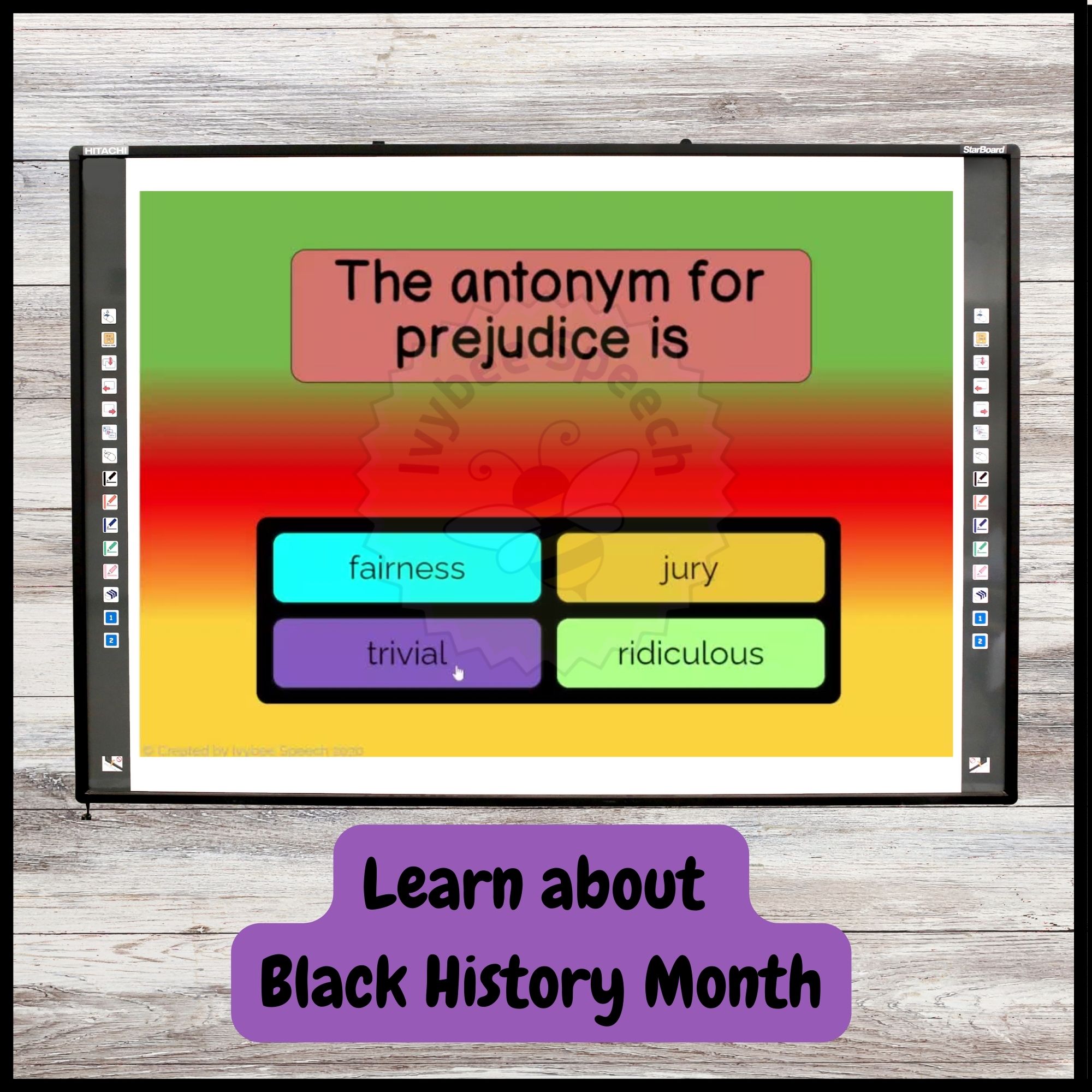 Black History Month Synonyms and Antonyms Boom Cards - Classful