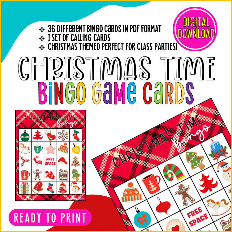 40 Musical Instrument BINGO Classroom Game Digital Download Class