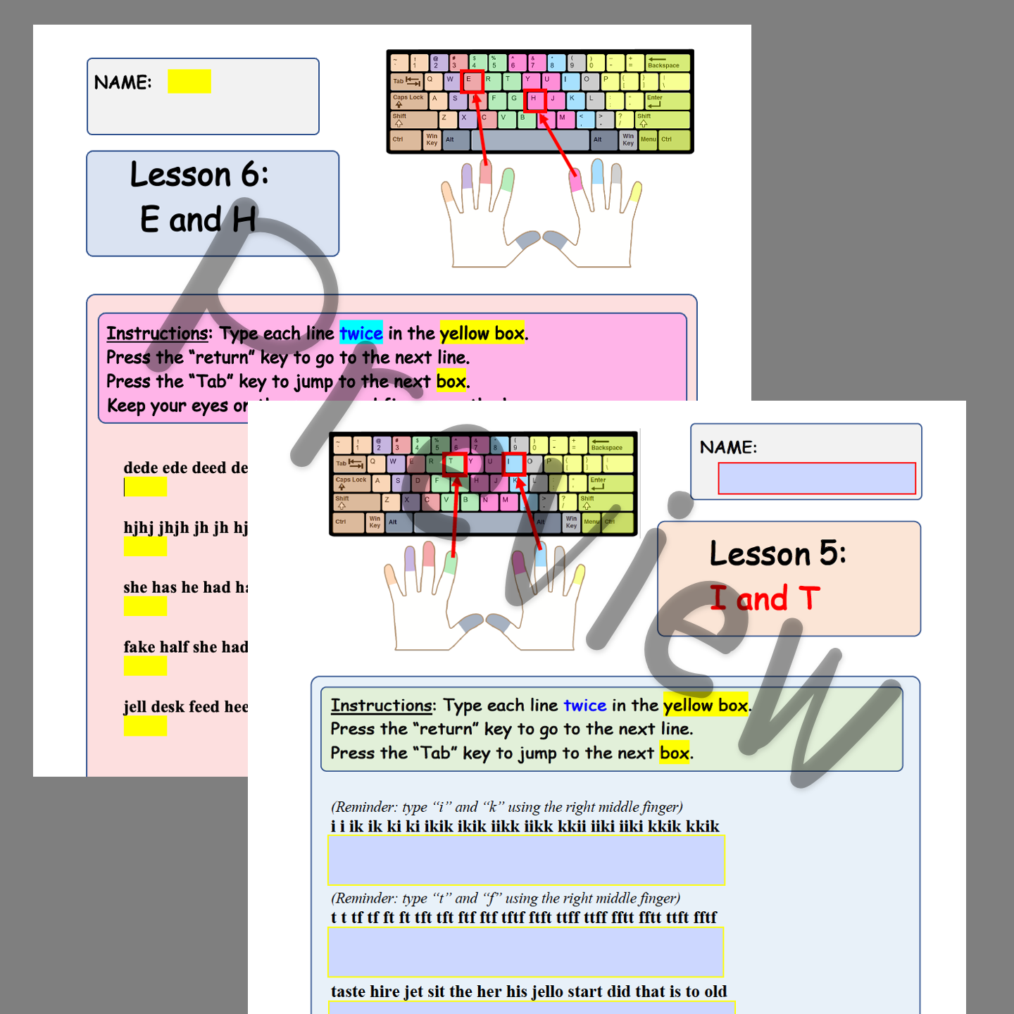 Beginner Computer Keyboarding Skills - Touch Typing - Classful