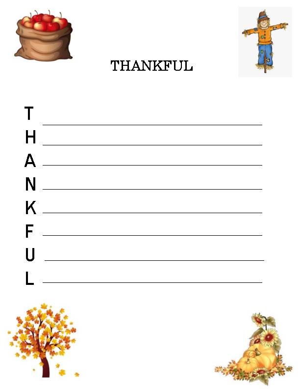 Acrostic Poems Templates | Poetry Writing for Thanksgiving Fall - Classful