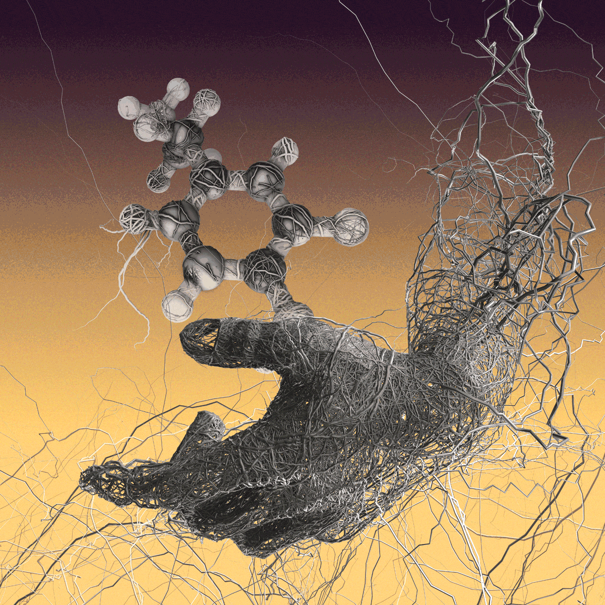 Hand Holding Chemical