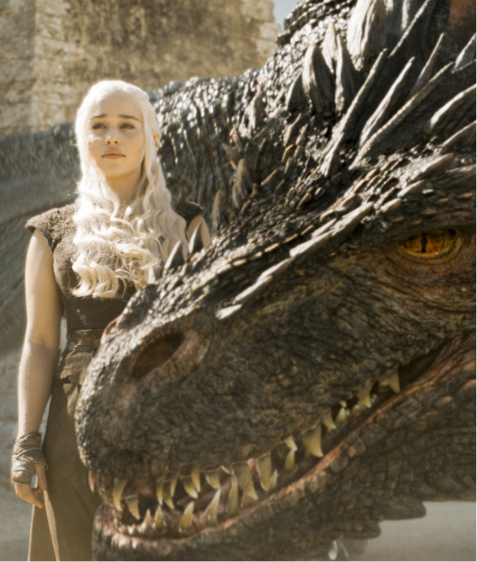 Daenerys and Dragon
