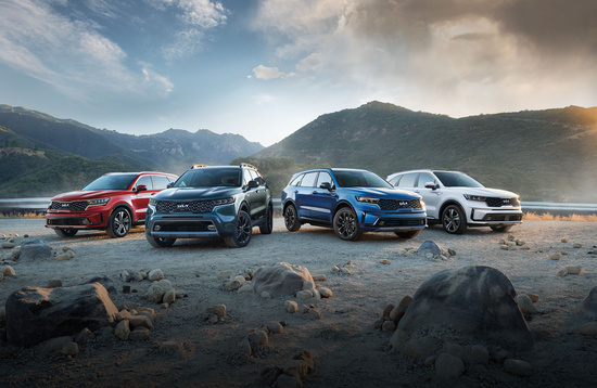Kia SUV lineup.