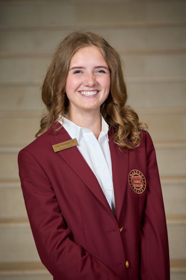 Maroon coat staff image
