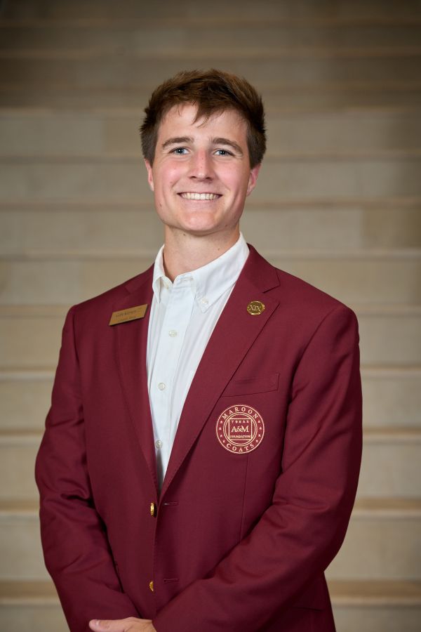 Maroon coat staff image
