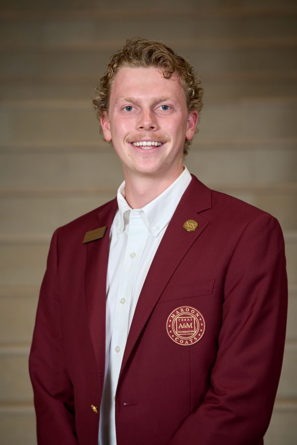 Maroon coat staff image