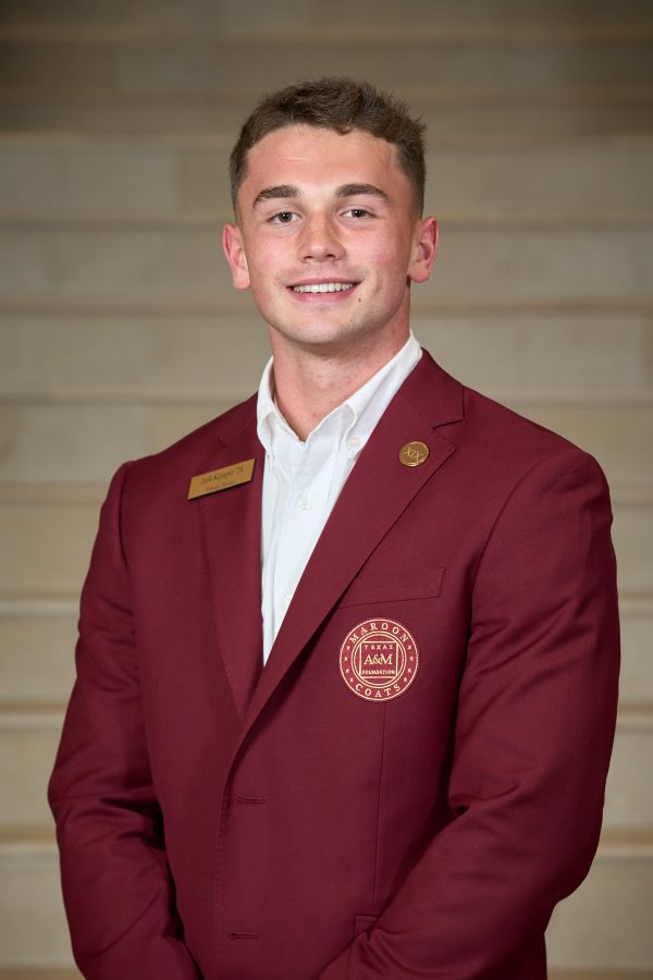 Maroon coat staff image