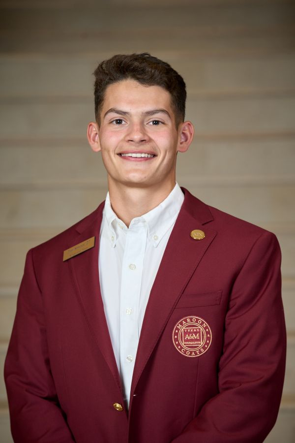 Maroon coat staff image