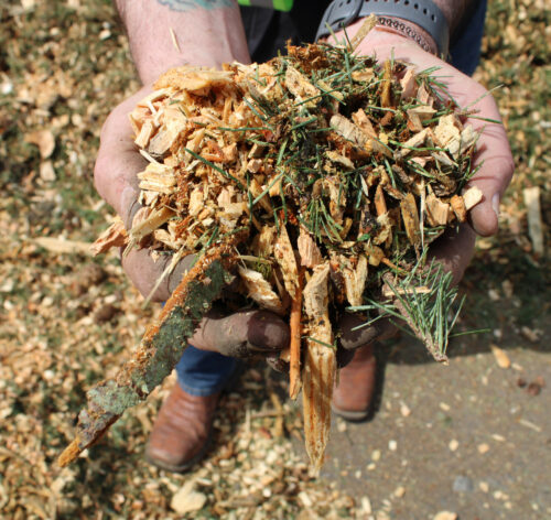 Arbor mulch hand 2