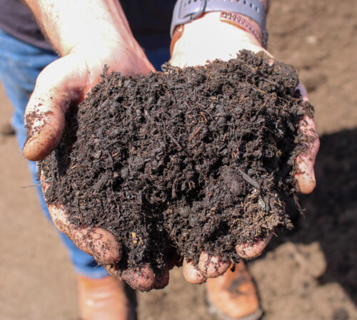 Pro mulch hand