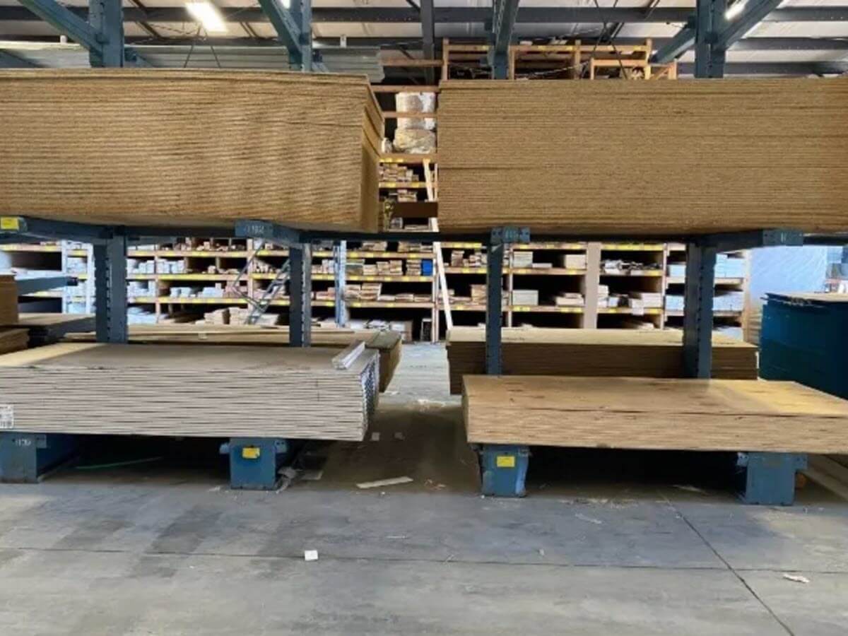 birch and oak plywood