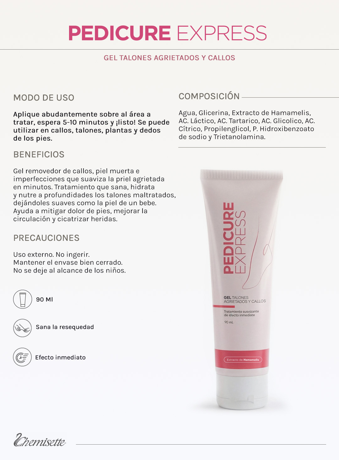 Pedicure Express en Gel