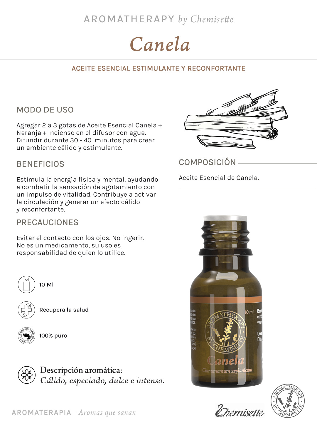 Canela Aceite Esencial