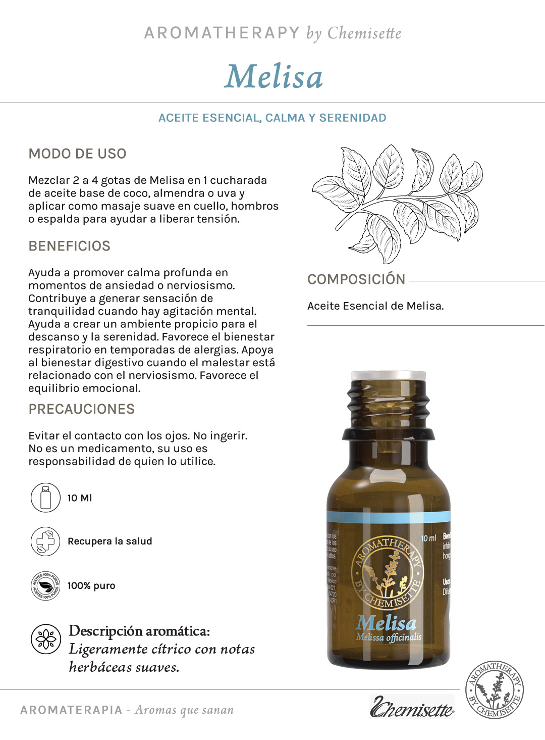 Melisa Aceite Esencial