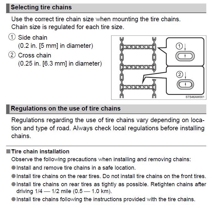 Tire Chains Milton Village MA