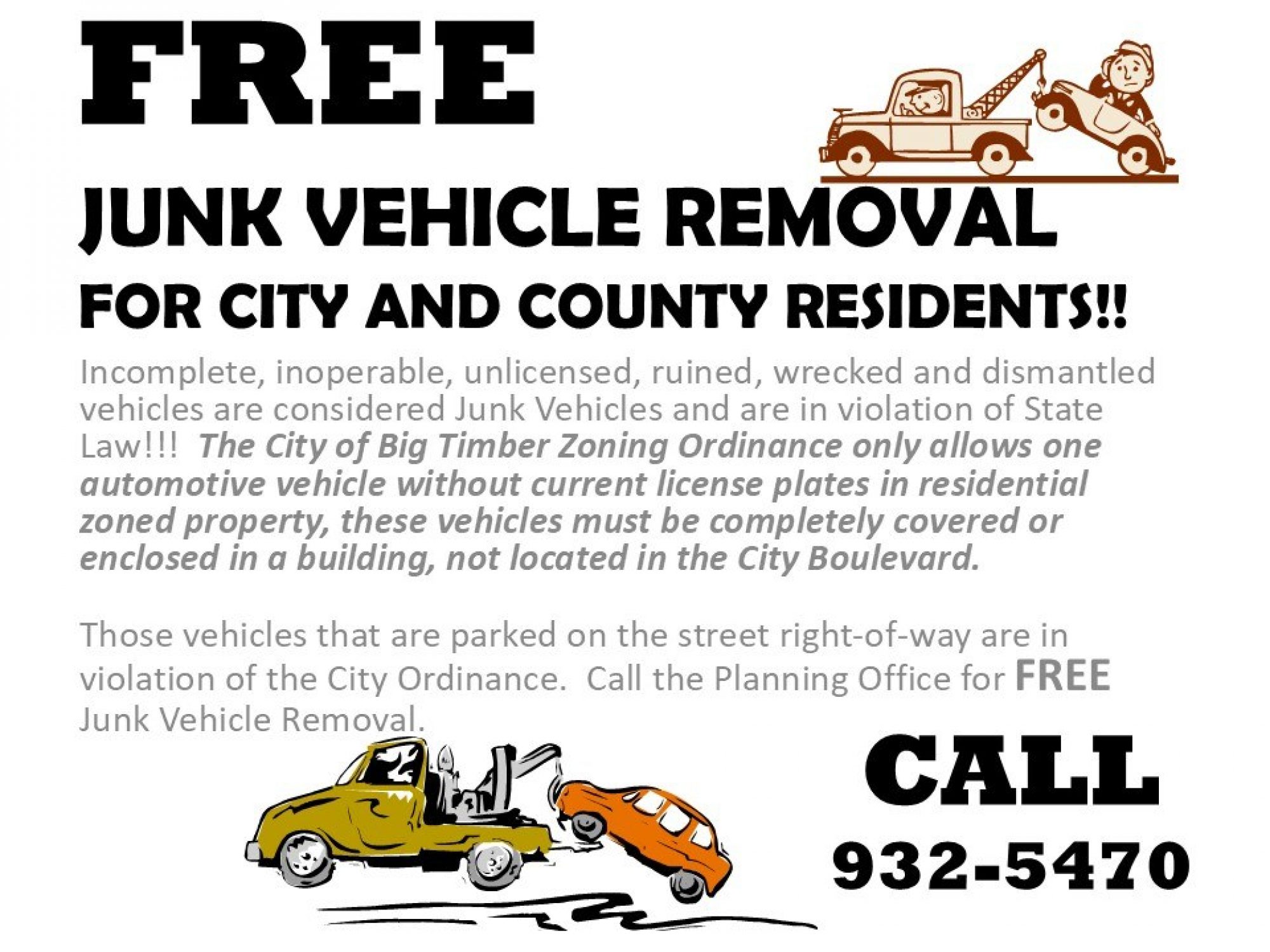 Junk Vehicle Posting