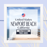 【インスタグラム】ニューポートビーチ空撮