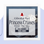 【インスタグラム】プリンセスクルーズ ジブラルタル港空撮
