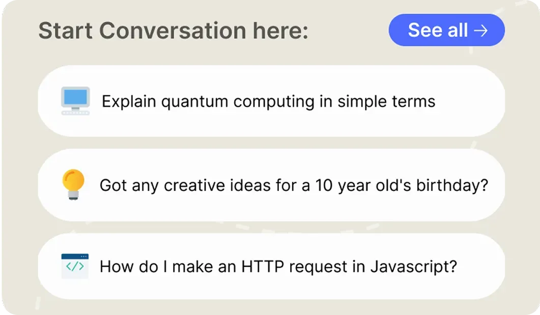 DeepSeek AI interface