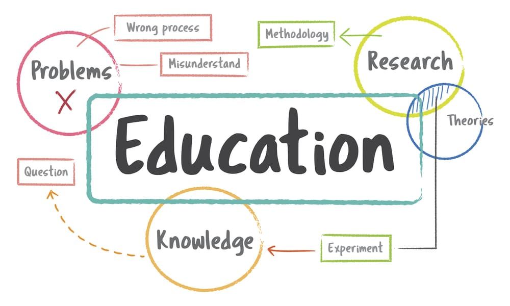 Education process chart