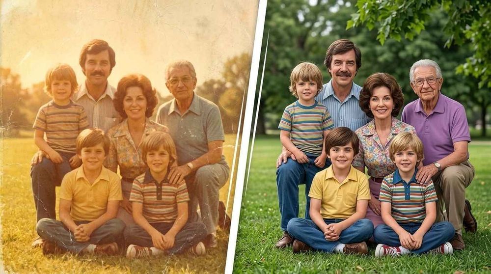 How to Restore Old Family Photos Using AI: Complete Guide