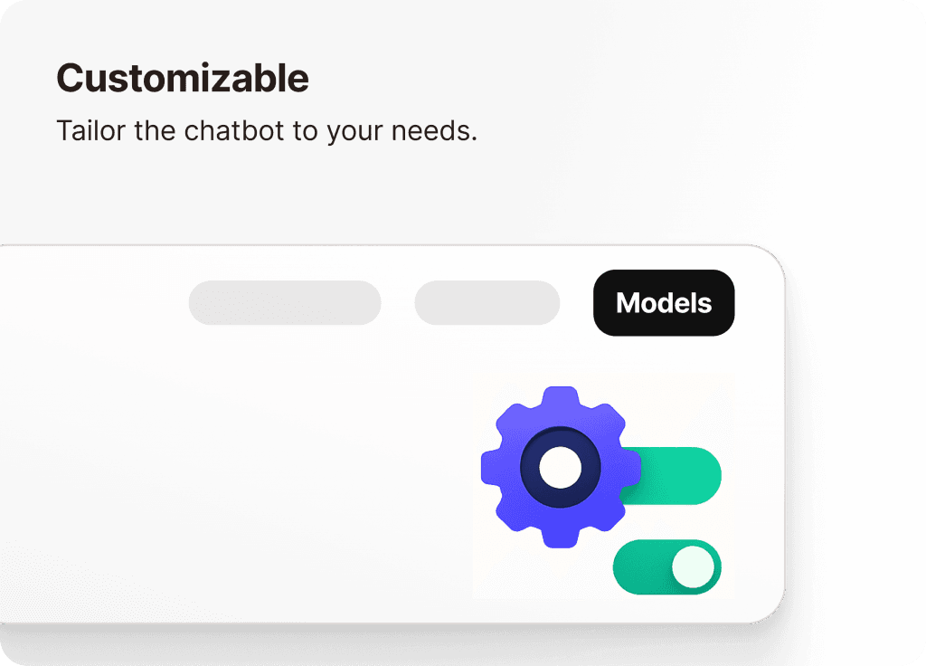 Switch between different AI models and assistants effortlessly.