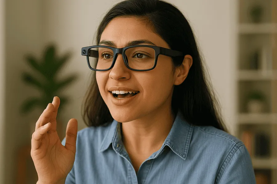 smartglasses-handsfree-speaking