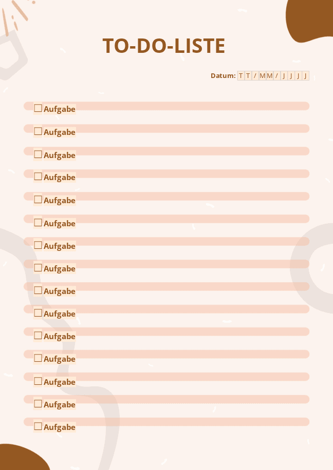 Formular für To-Do-Liste 3