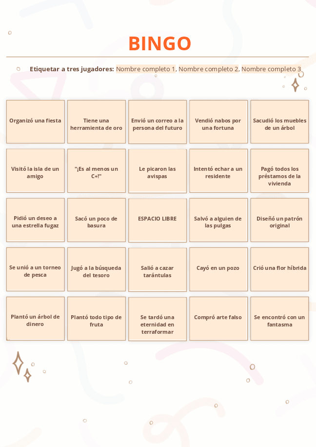 Formulario Bingo 3