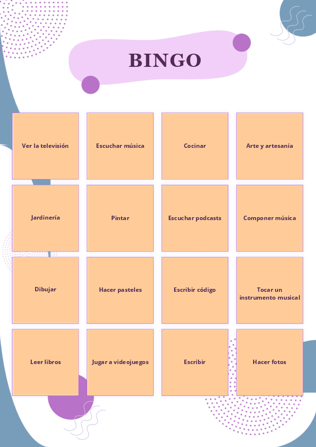 Formulario Bingo 1