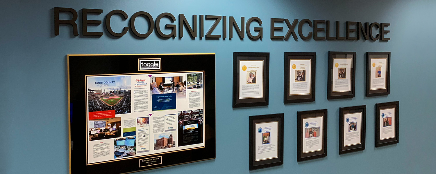 Information Services Recognizing Excellence Wall