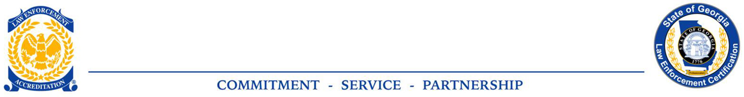 Police Department Memorandum Footer