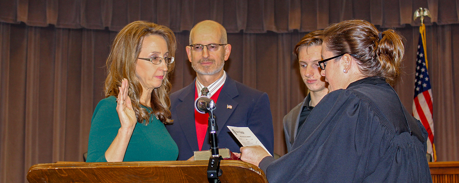 Keli Gambrill Swearing In