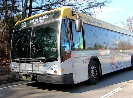 CobbLinc Bus Front