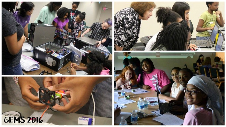 2016 GEMS Students Working